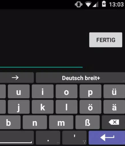 German for AnySoftKeyboard ภาพหน้าจอ 3