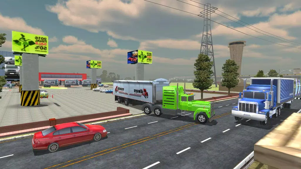 Highway Cargo Truck Simulator Ekran Görüntüsü 2