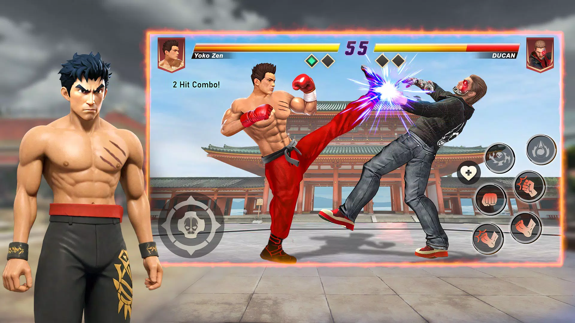 Karate Legends: Fighting Games ဖန်သားပြင်ဓာတ်ပုံ 1