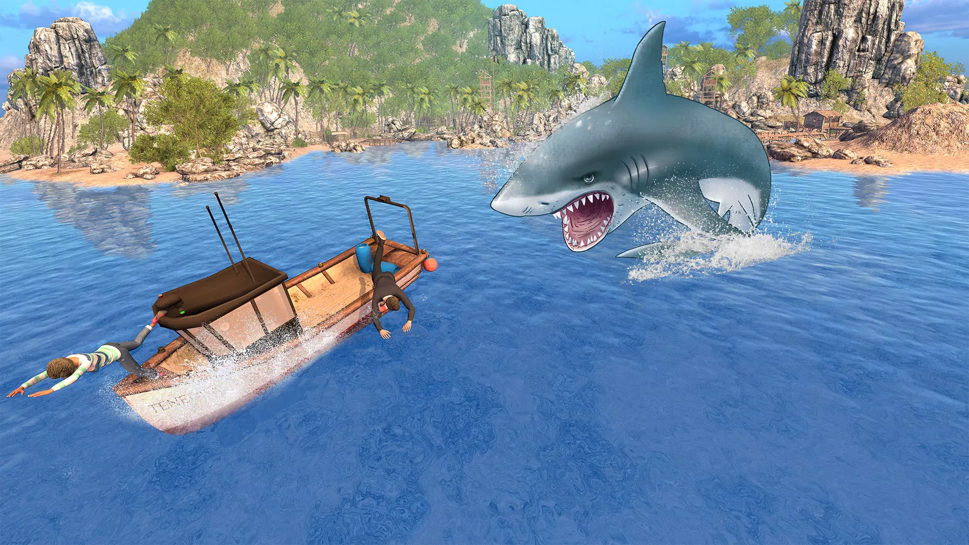 Angry Shark Games: Game 2024 ภาพหน้าจอ 3