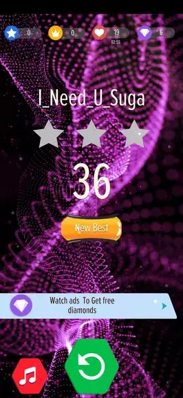 k-pop Magic Game Piano Tiles 2 Capture d'écran 2