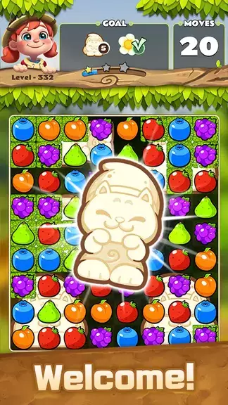 Fruits POP : Match 3 Puzzle Скриншот 1