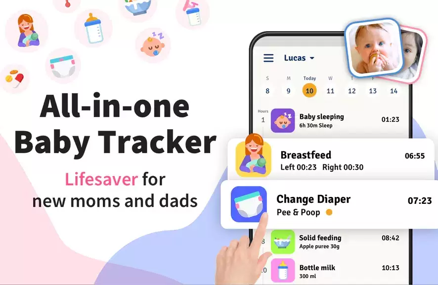 Baby Tracker - Breastfeeding Schermafbeelding 1