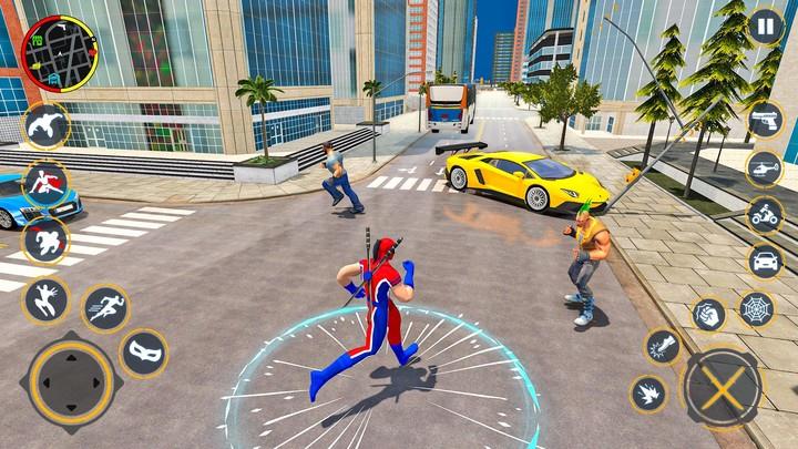 Miami Spider Rope Hero Games 스크린샷 3