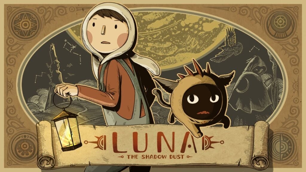 Puzzle pointer-cliquer animé à la main LUNA The Shadow Dust arrive sur Android