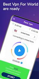 PooL Vpn - Super Fast Vpn Captura de pantalla 1