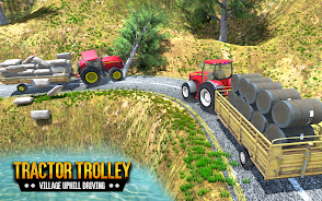 Tractor Trolley Driving Sim 3D Ảnh chụp màn hình 1