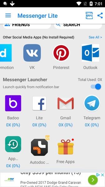 Messenger Pro Lite for Messages スクリーンショット 3