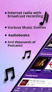 Radio ON - radio & audiobooks 스크린샷 1