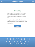 Cryptograms · Decrypt Quotes應用截圖第2張