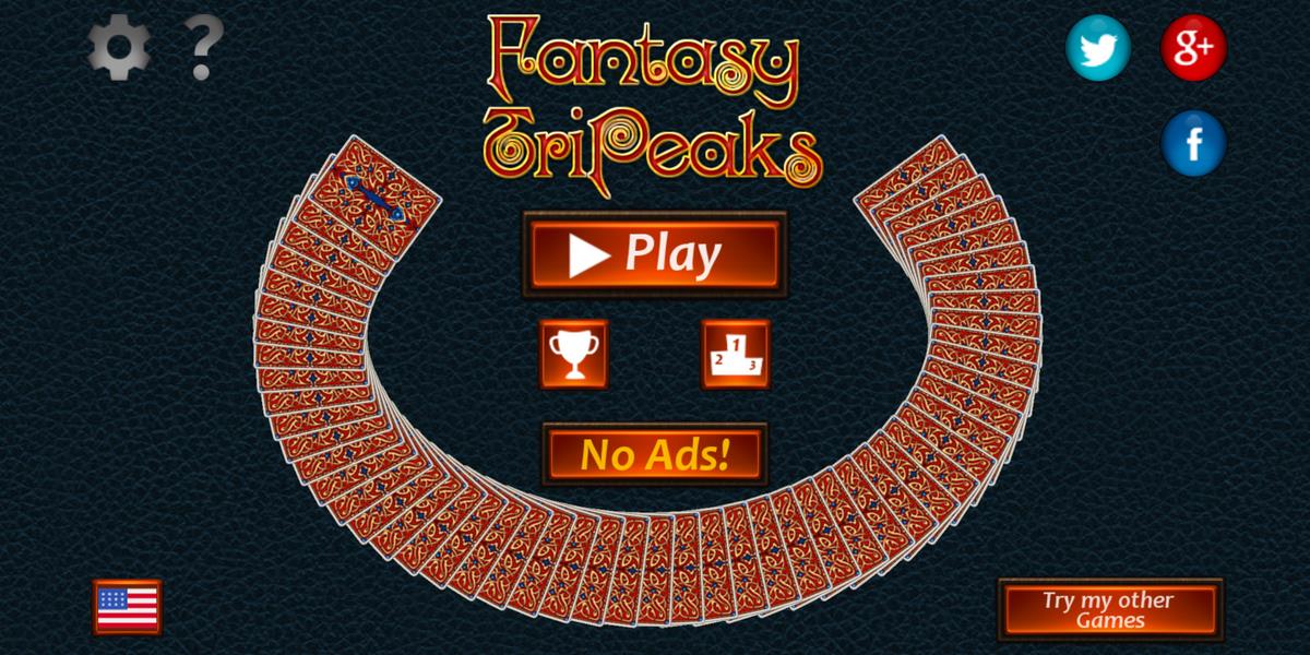 Fantasy Solitaire TriPeaks Tangkapan skrin 2