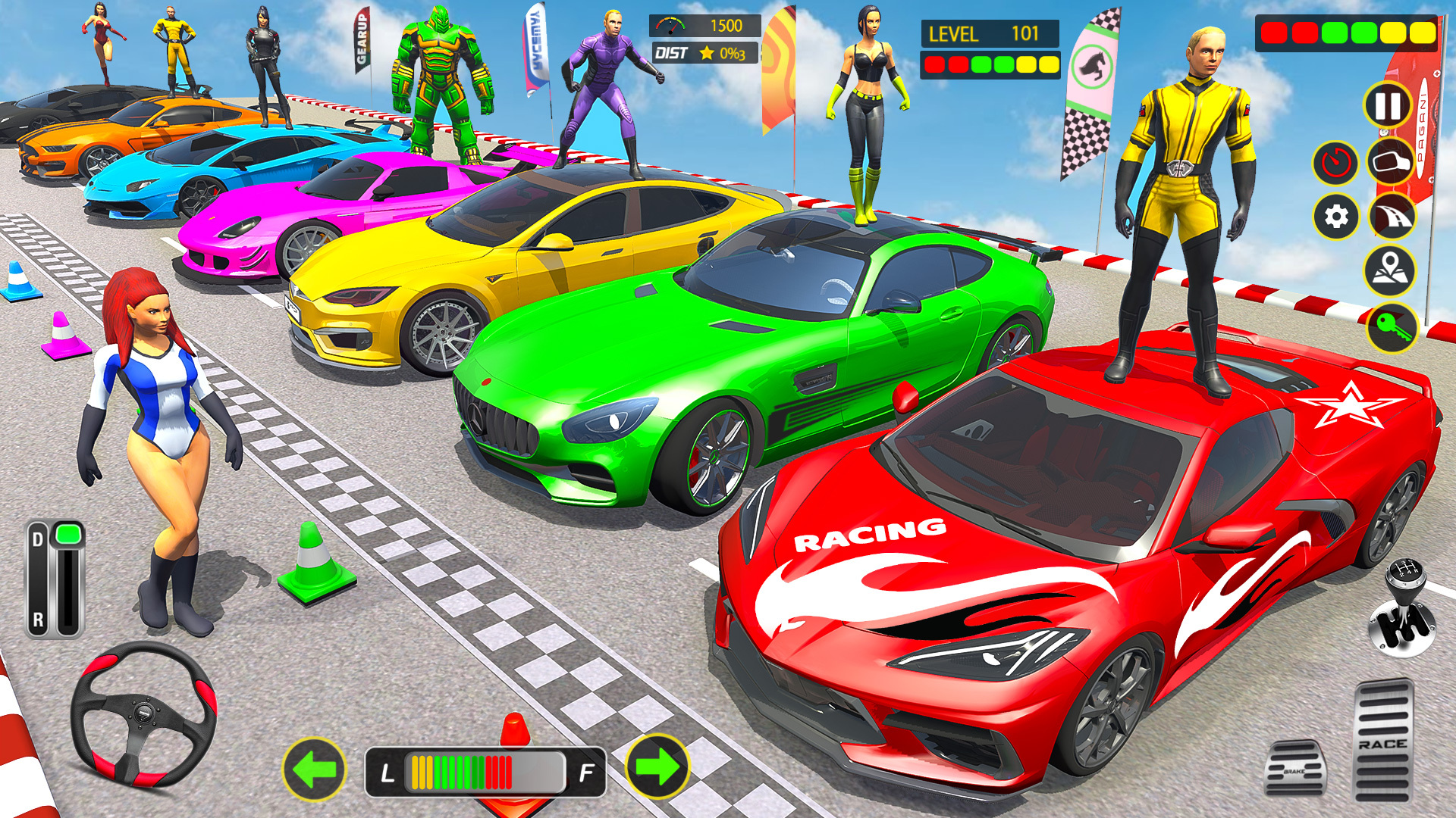 Ramp Car Stunts GT Car Game Screenshot 1