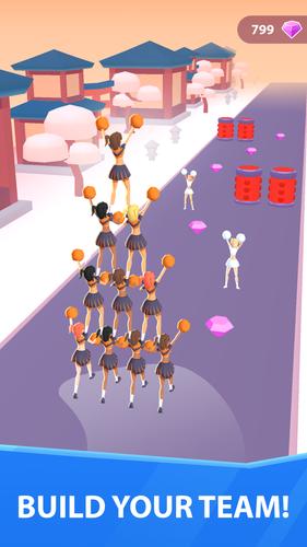 Cheerleader Run 3D Capture d'écran 2