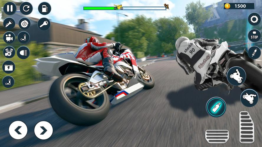 Street Bike Drag Racing Games Captura de tela 2