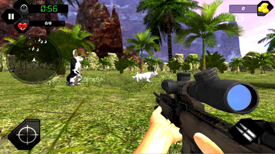 Rabbit Hunting 3D Скриншот 1