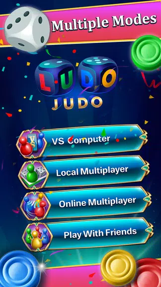 Ludo Judo - New Ludo Game of 2 Capture d'écran 1