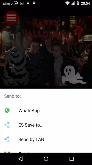 Halloween Photo stickers Captura de tela 4
