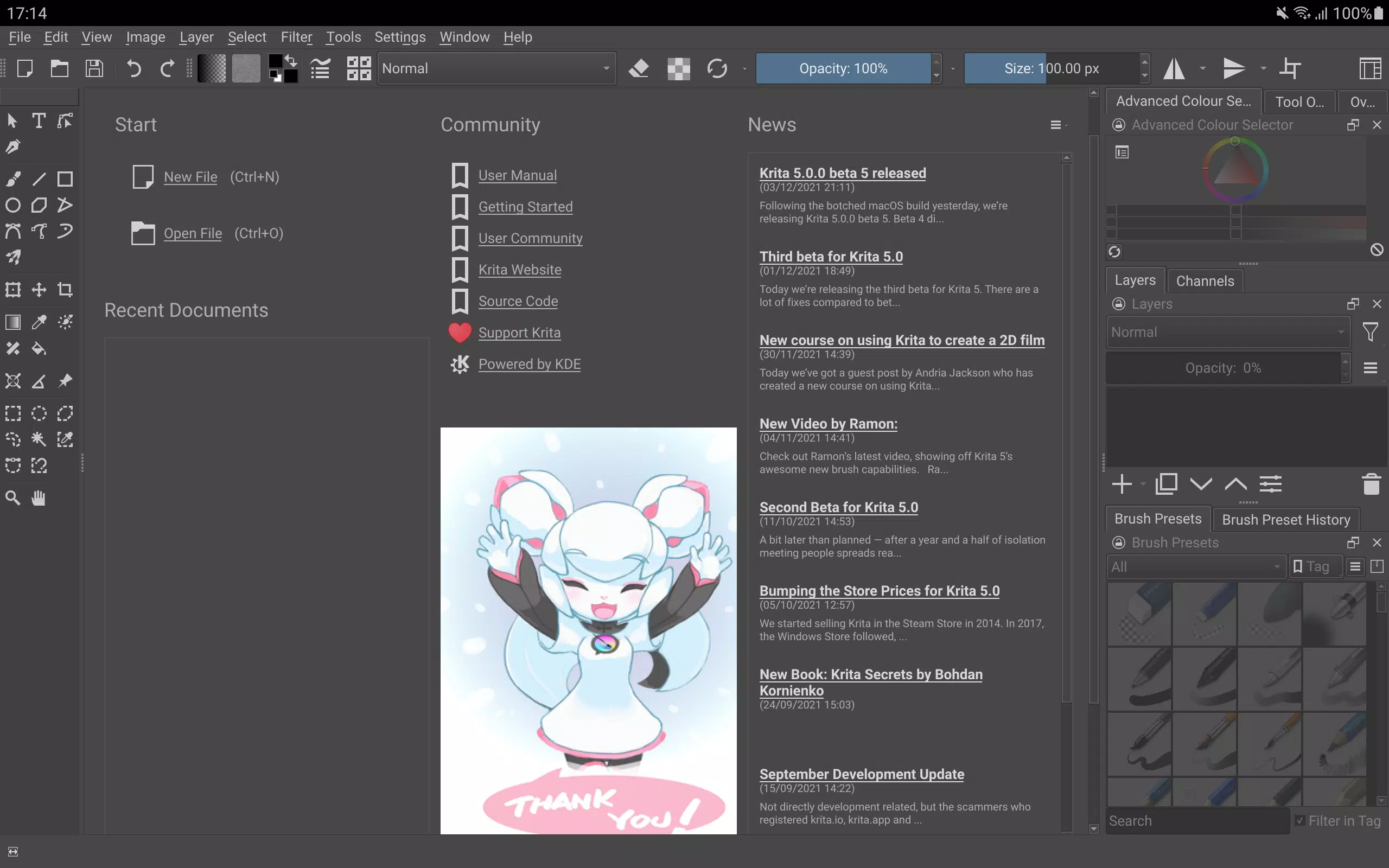 Krita Capture d'écran 2