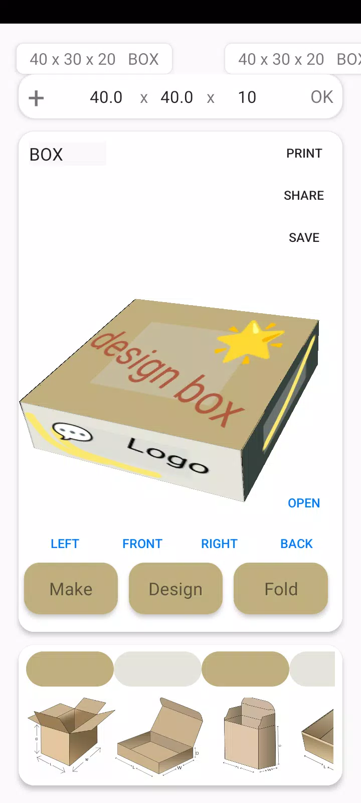 Box Maker Template Creator Pro應用截圖第3張