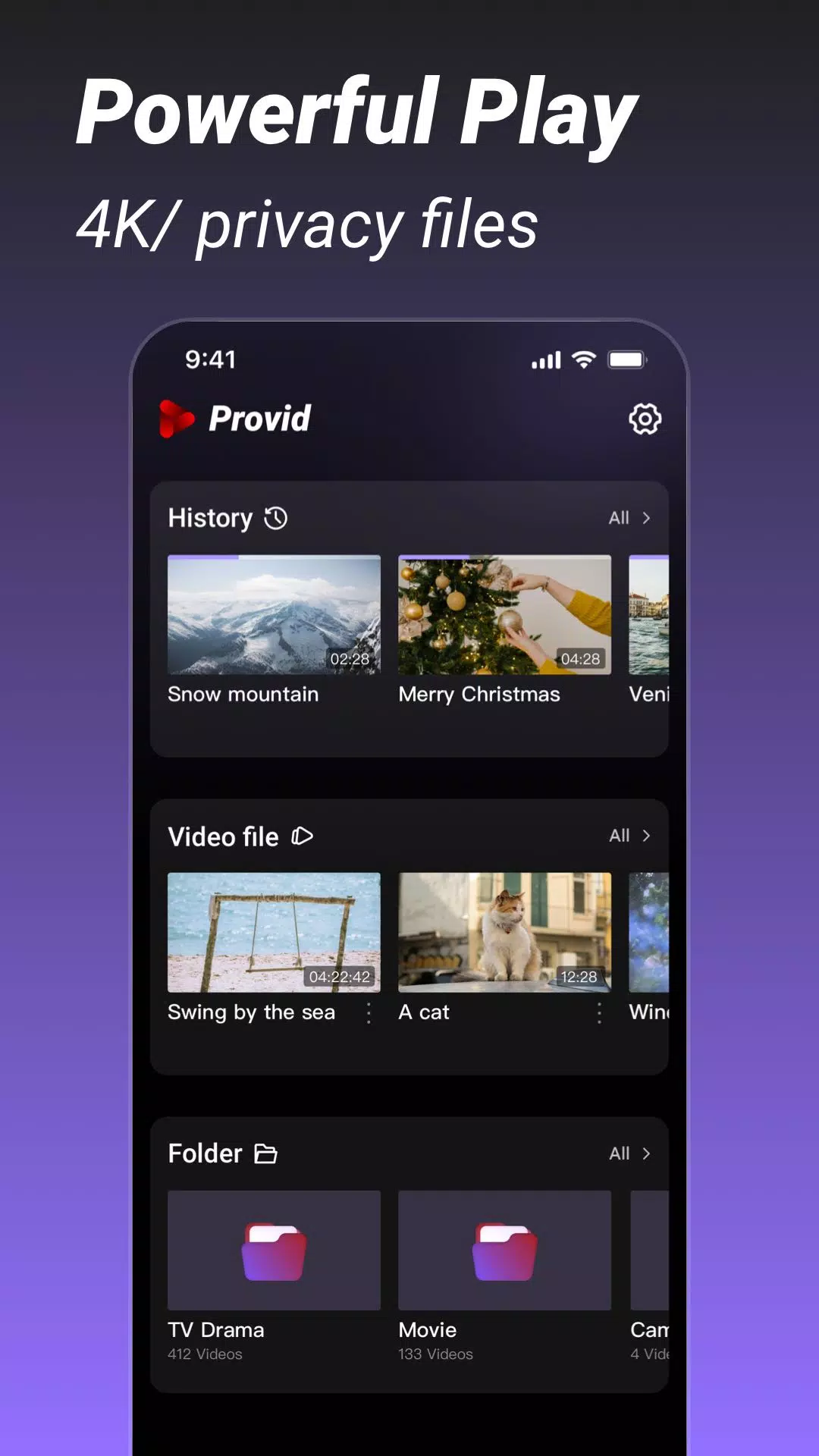 Provid - Video Player スクリーンショット 2