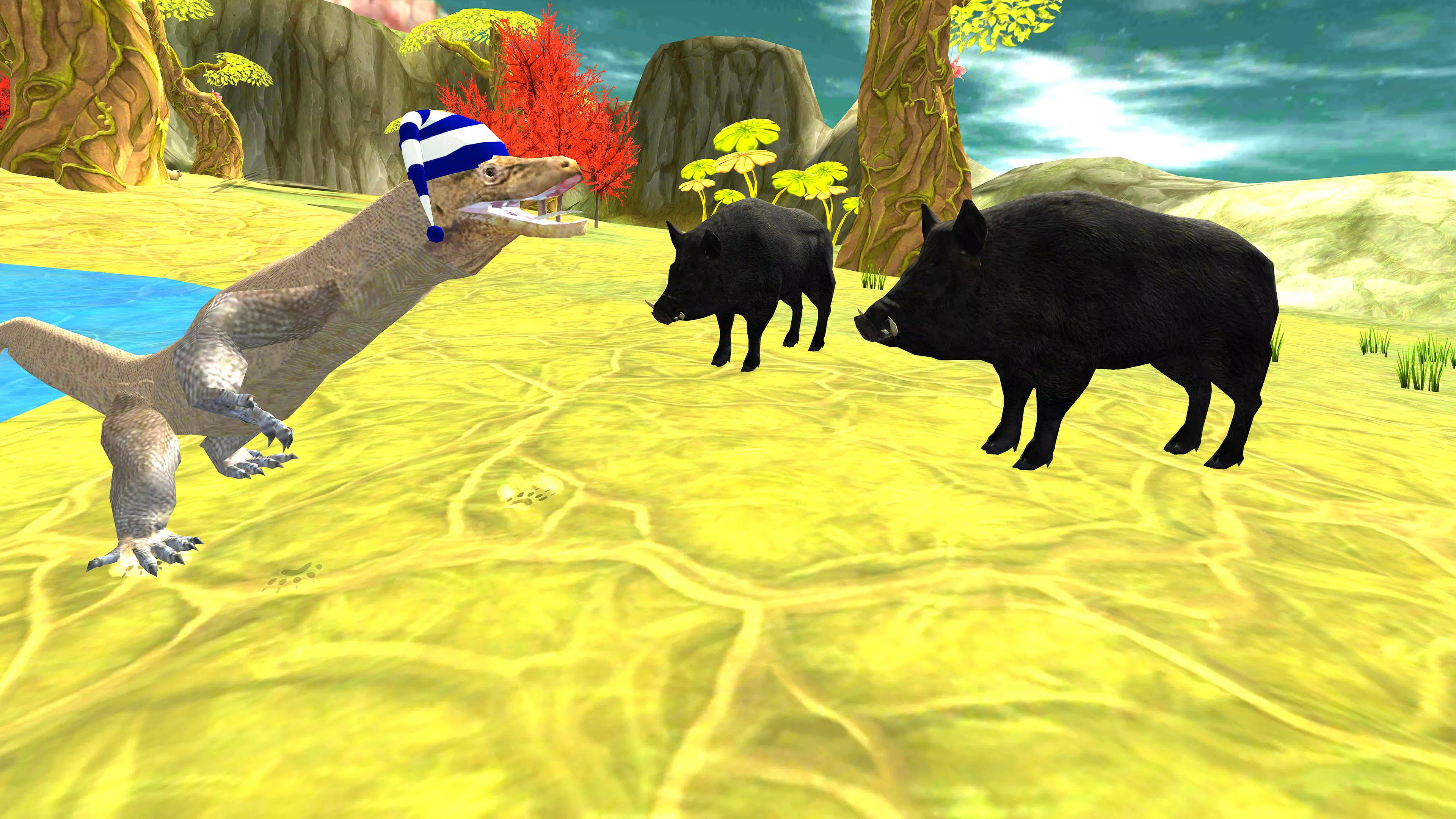 Komodo Dragon : lizard games Screenshot 1