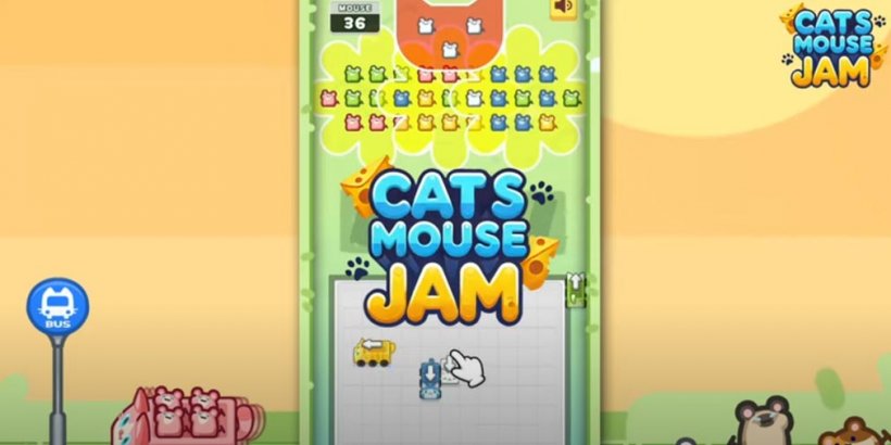 Nagbibigay-daan sa iyo ang Cat's Mouse Jam na magmaneho ng maliliit na daga sa mga catbus sa isang kaakit-akit na puzzler, bukas na ngayon para sa pre-registration