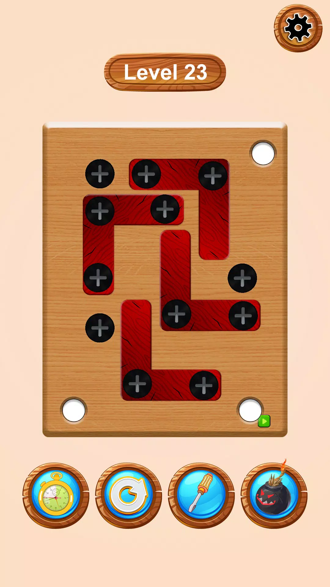 Wood Nuts & Bolts Screw Puzzle Screenshot 4