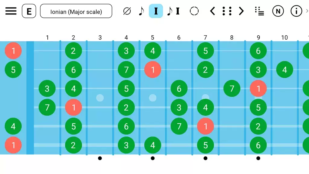 Guitar Fretboard: Scales स्क्रीनशॉट 1