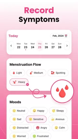 Period Tracker Ovulation Cycle Zrzut ekranu 3