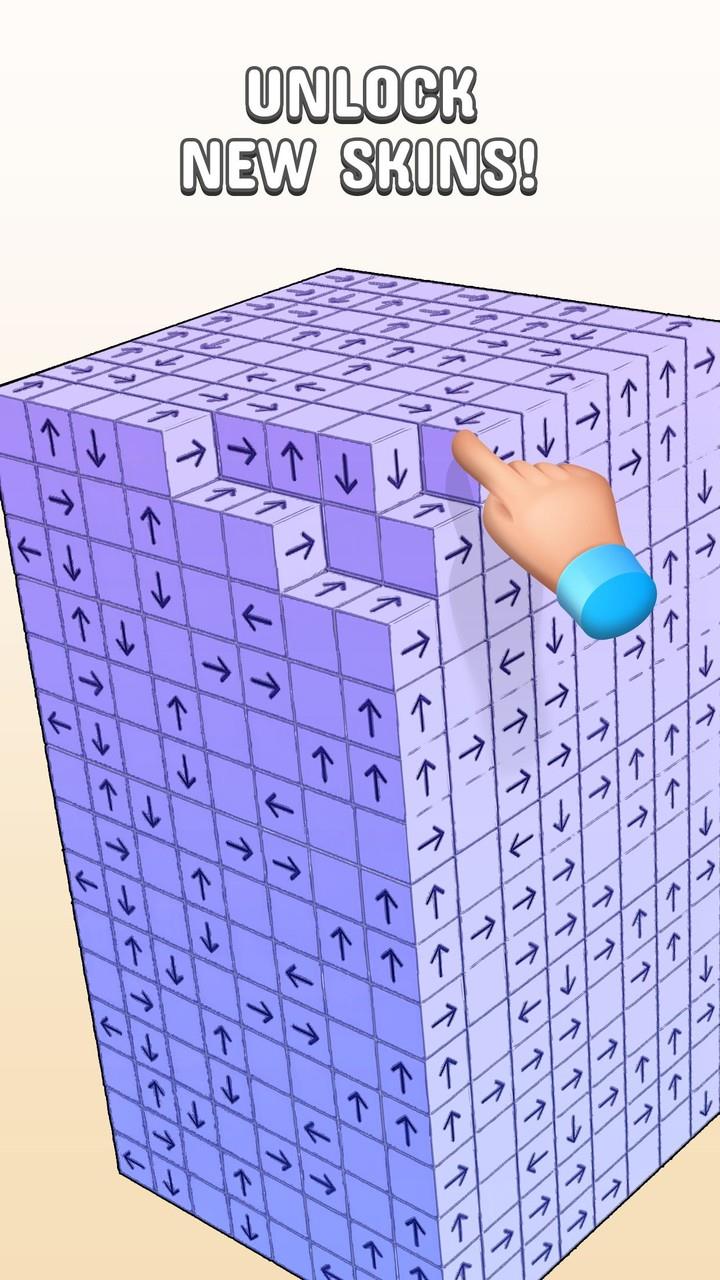 Tap to Unblock 3d Cube Away Ảnh chụp màn hình 4