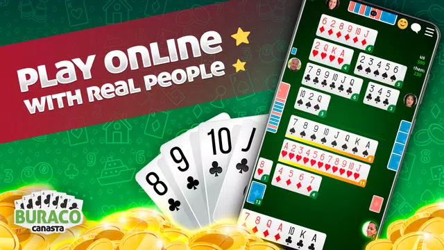 Canasta Online - Card Game Screenshot 1