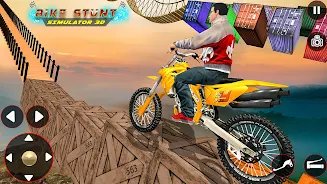 Bike Stunt 3D Simulator Games Captura de pantalla 3