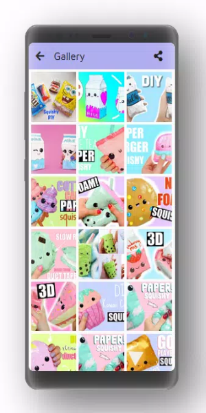 Paper Squishy Ideas Captura de tela 2