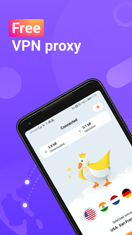 VPN Duck Captura de tela 4