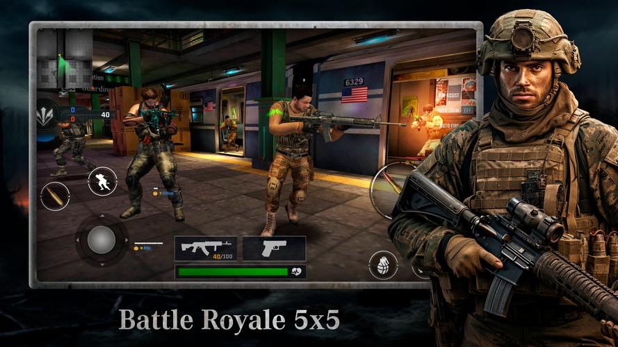 Elite War zone Game Battle PVP ภาพหน้าจอ 1