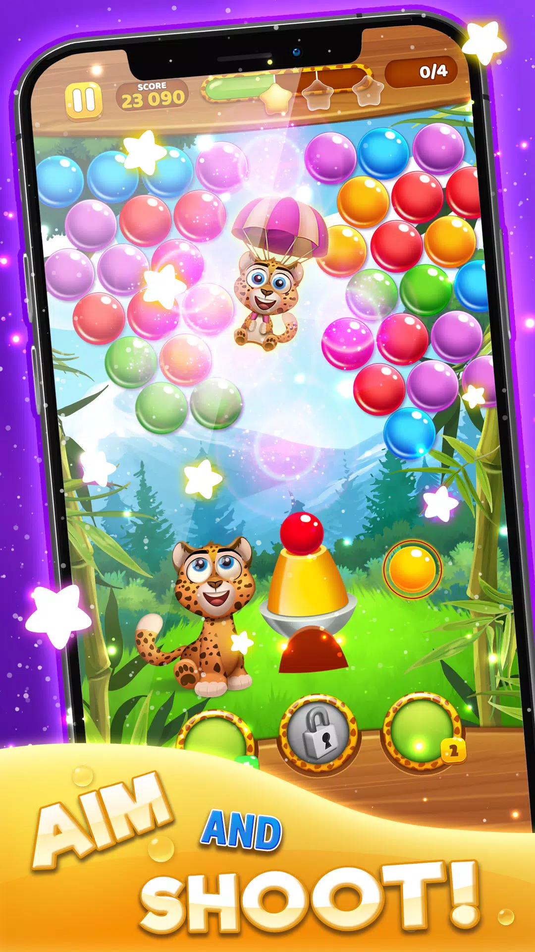 Bubble Pop: Wild Rescue Ảnh chụp màn hình 2
