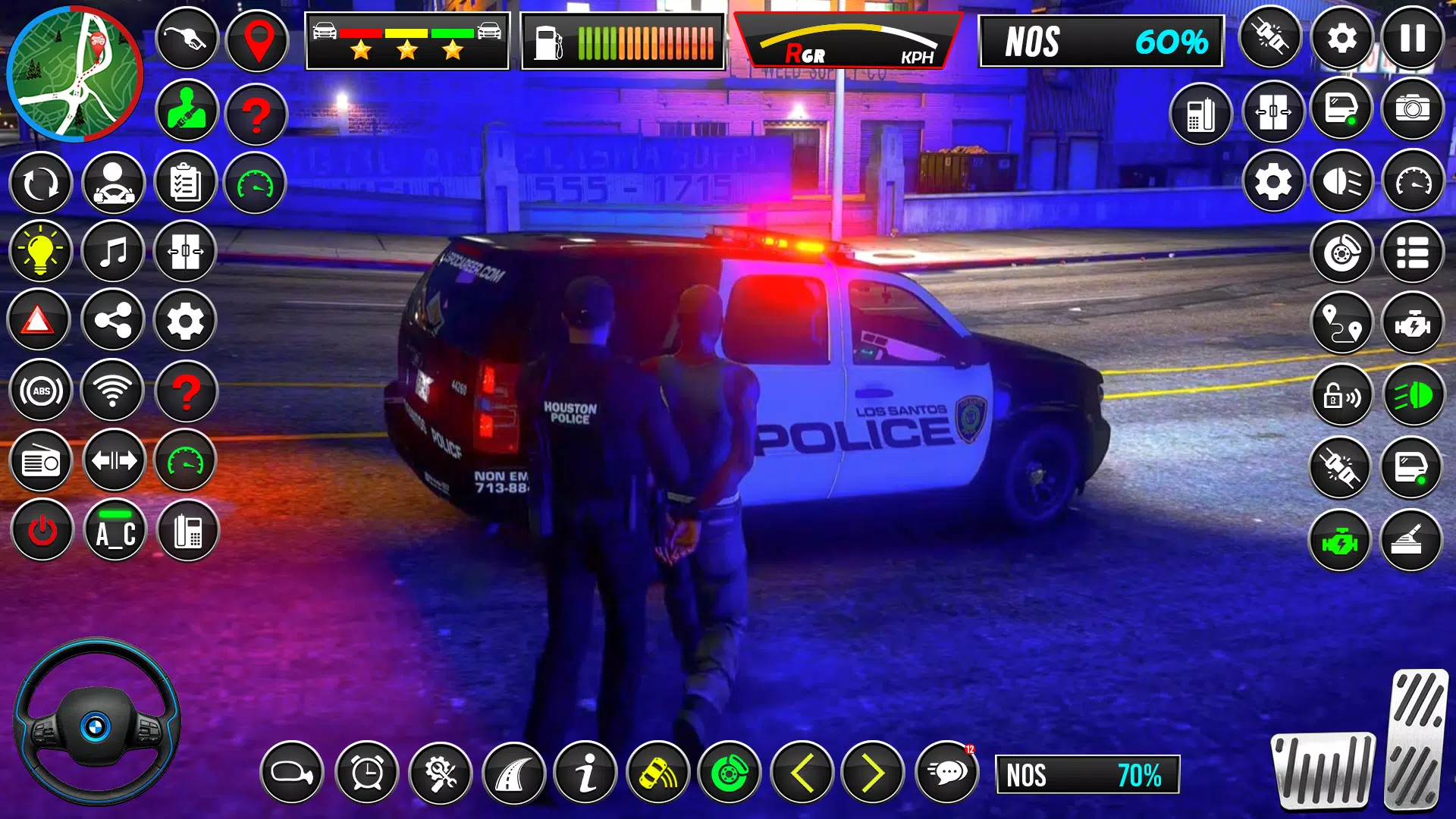 US Police Car Chase Car Game Capture d'écran 4