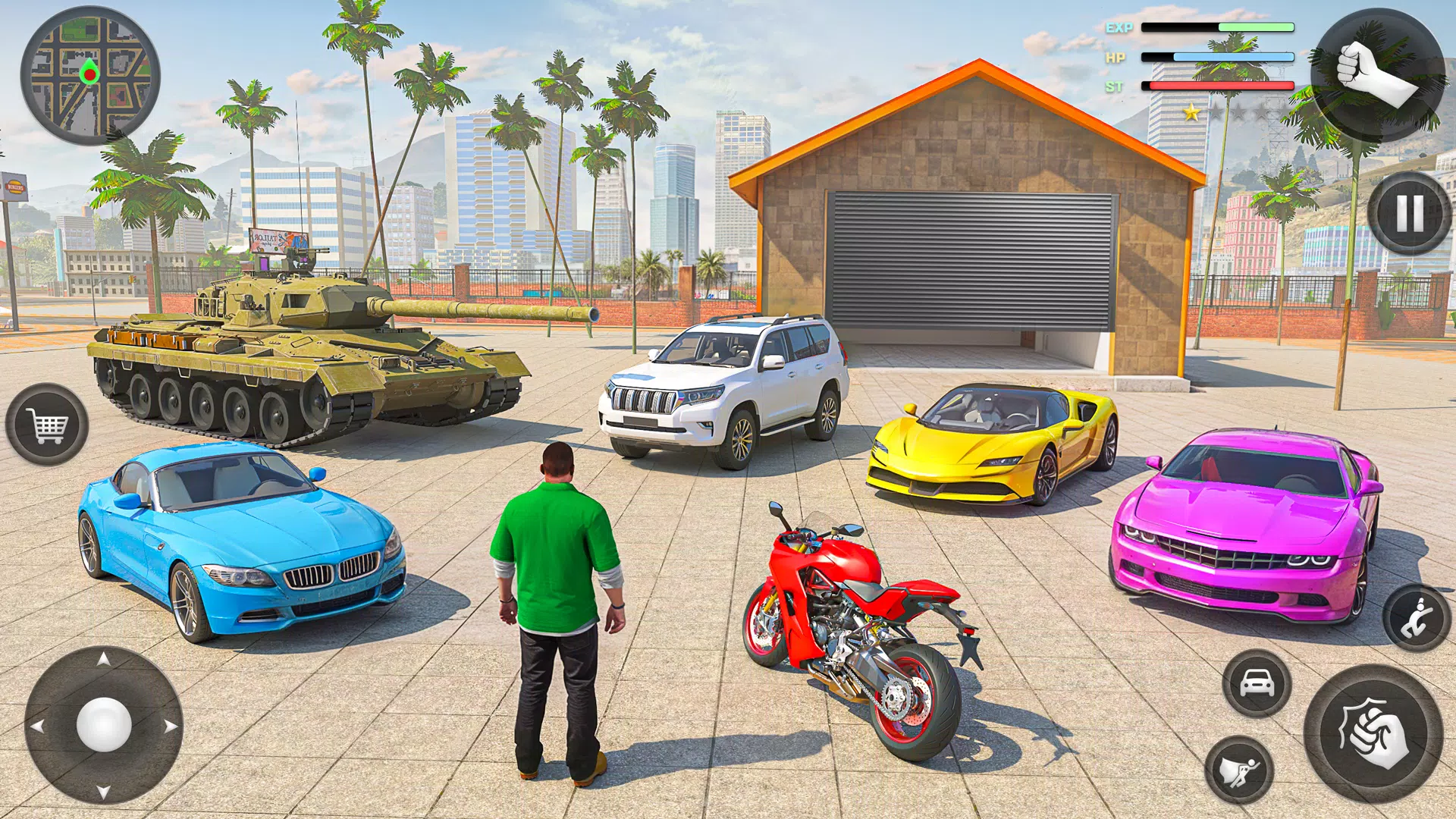 Grand City Thug Crime Games Tangkapan skrin 4