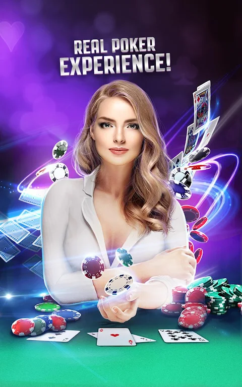 Poker Online: Texas Holdem Card Game Live FREE ภาพหน้าจอ 1