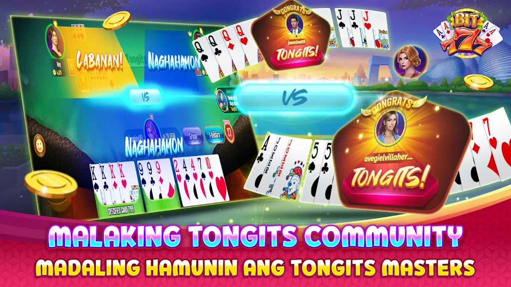 Bit777 - Tongits Pusoy Global Ảnh chụp màn hình 3
