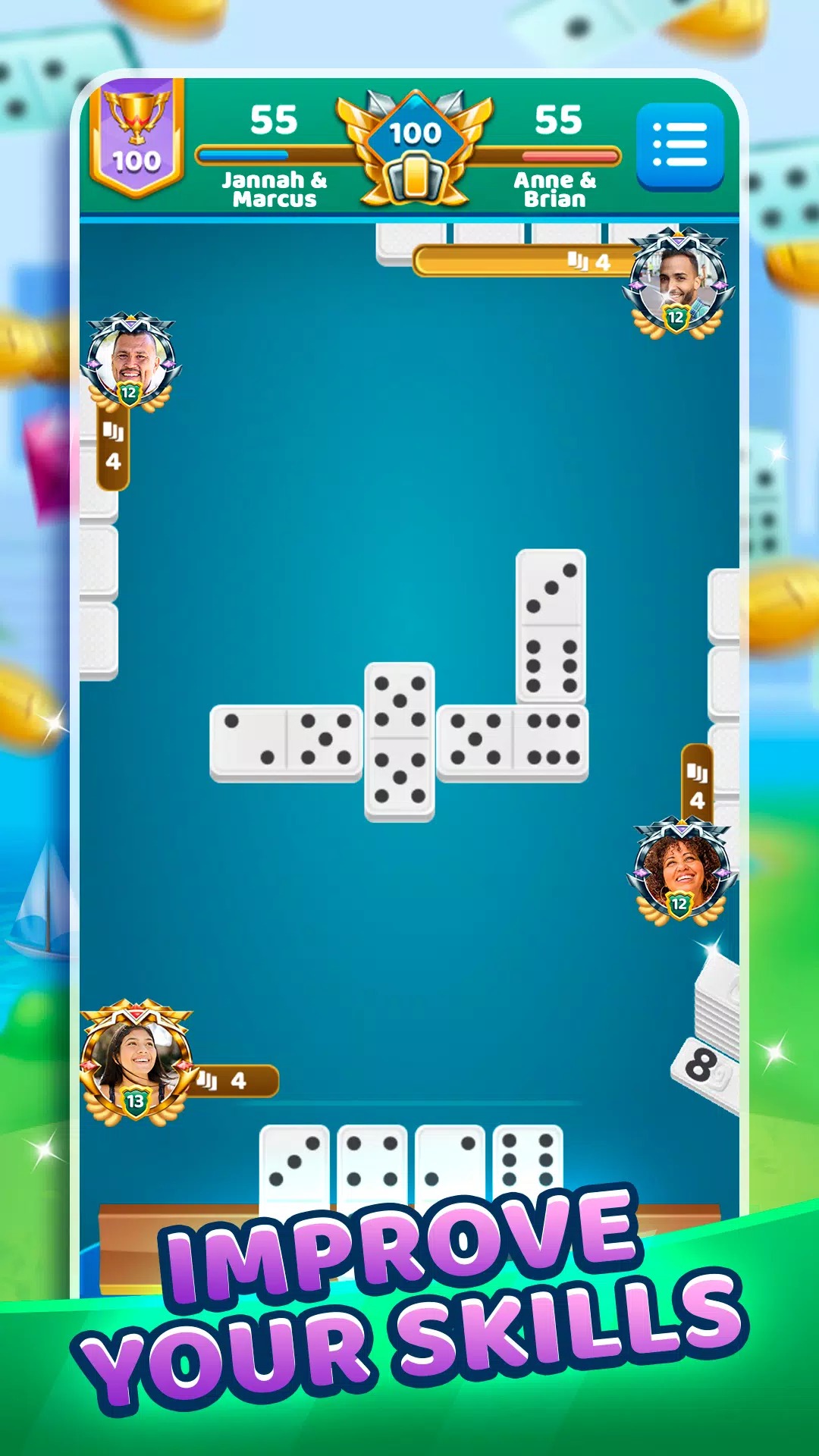 Dominoes Battle应用截图第3张