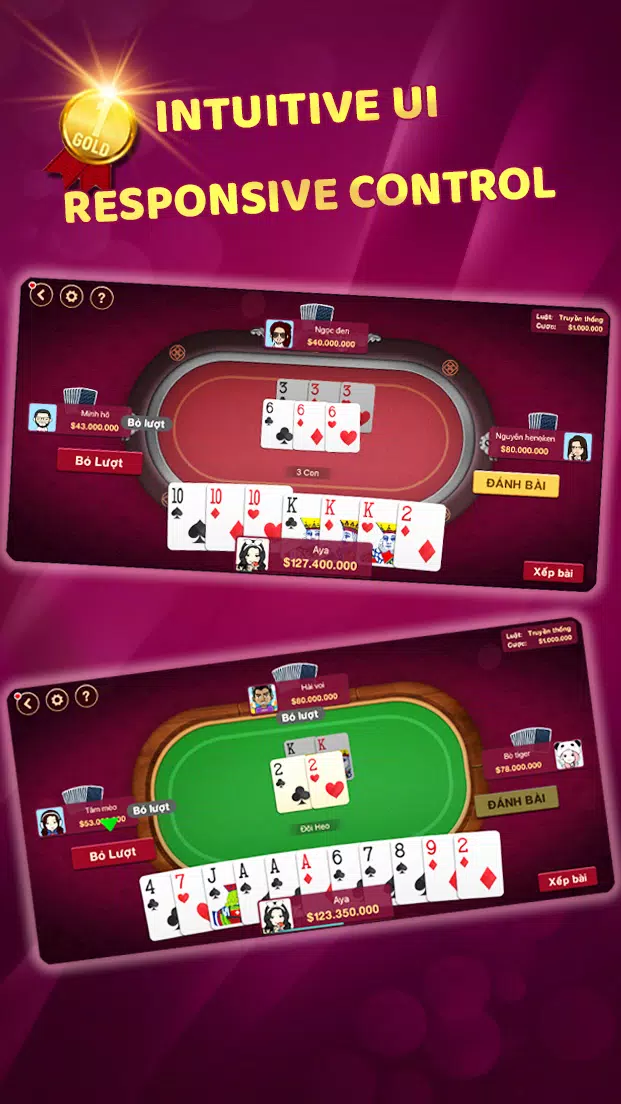 Tiến Lên All Rules Offline স্ক্রিনশট 2