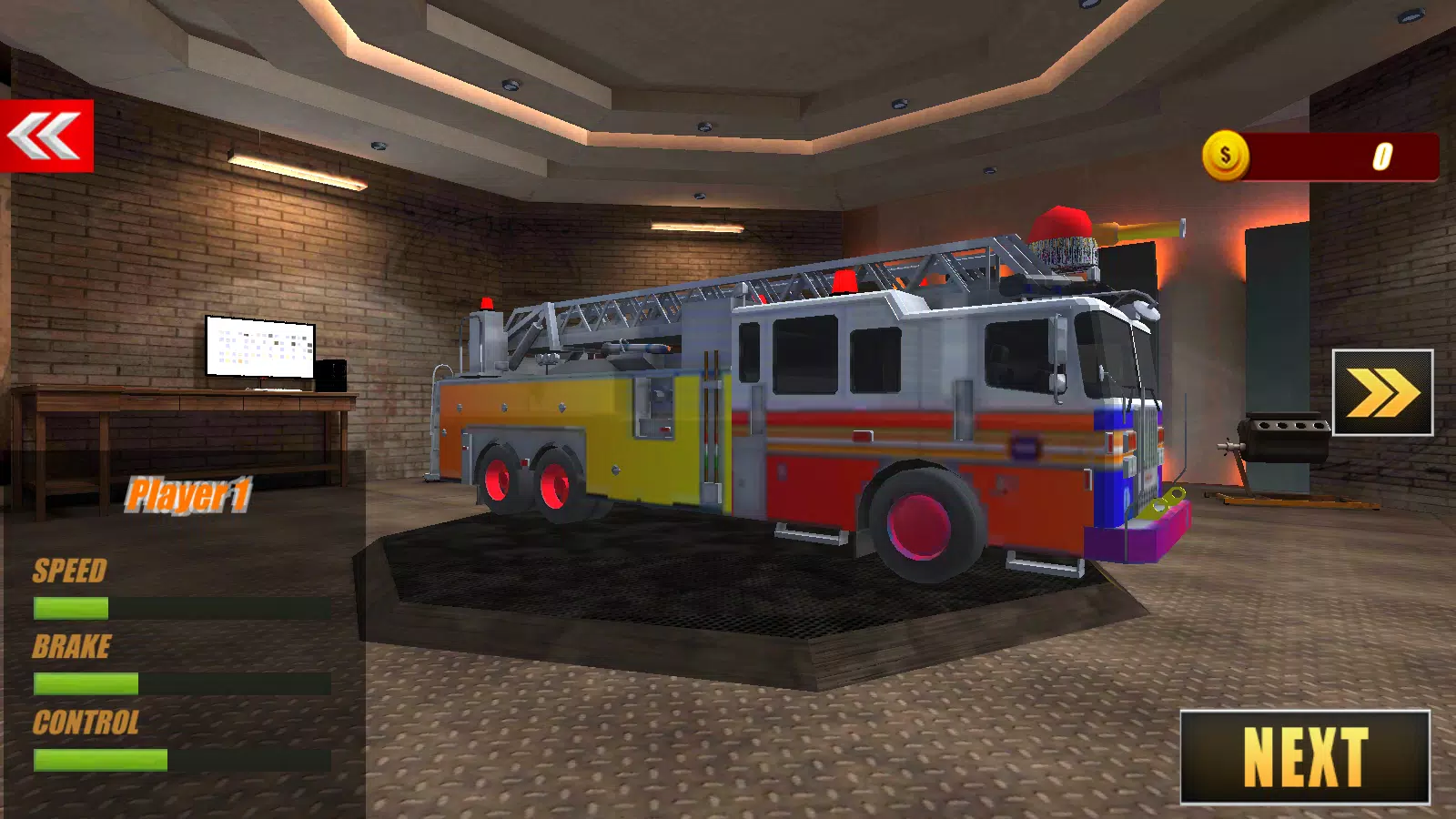 Fire Truck Simulator Rescue Captura de tela 1