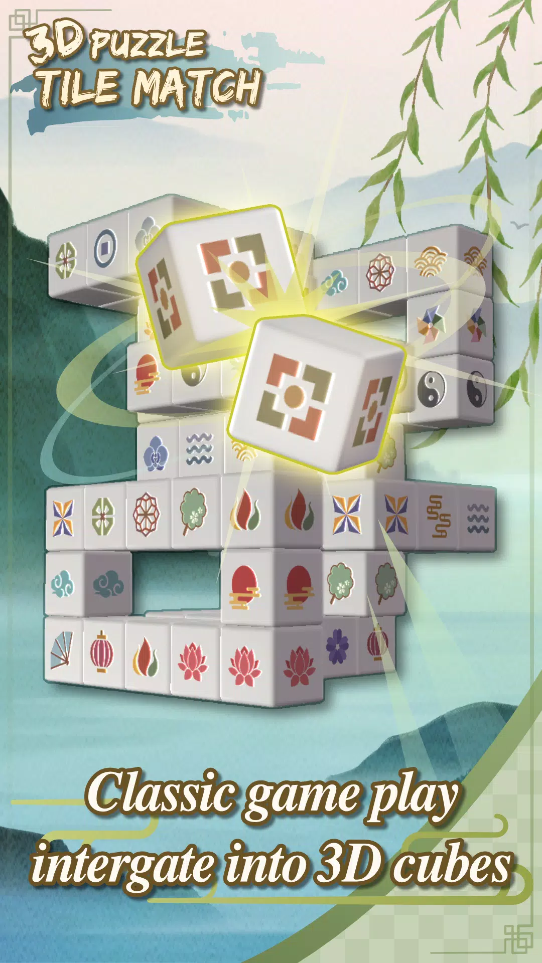 Schermata 3D Tile Match Puzzle 2