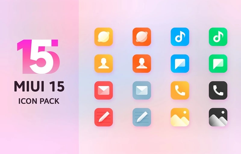 Mi15 Icon Pack Captura de tela 3