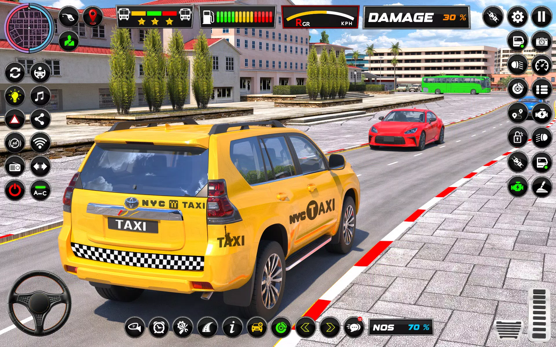 Taxi Simulator USA: City Drive Tangkapan skrin 1