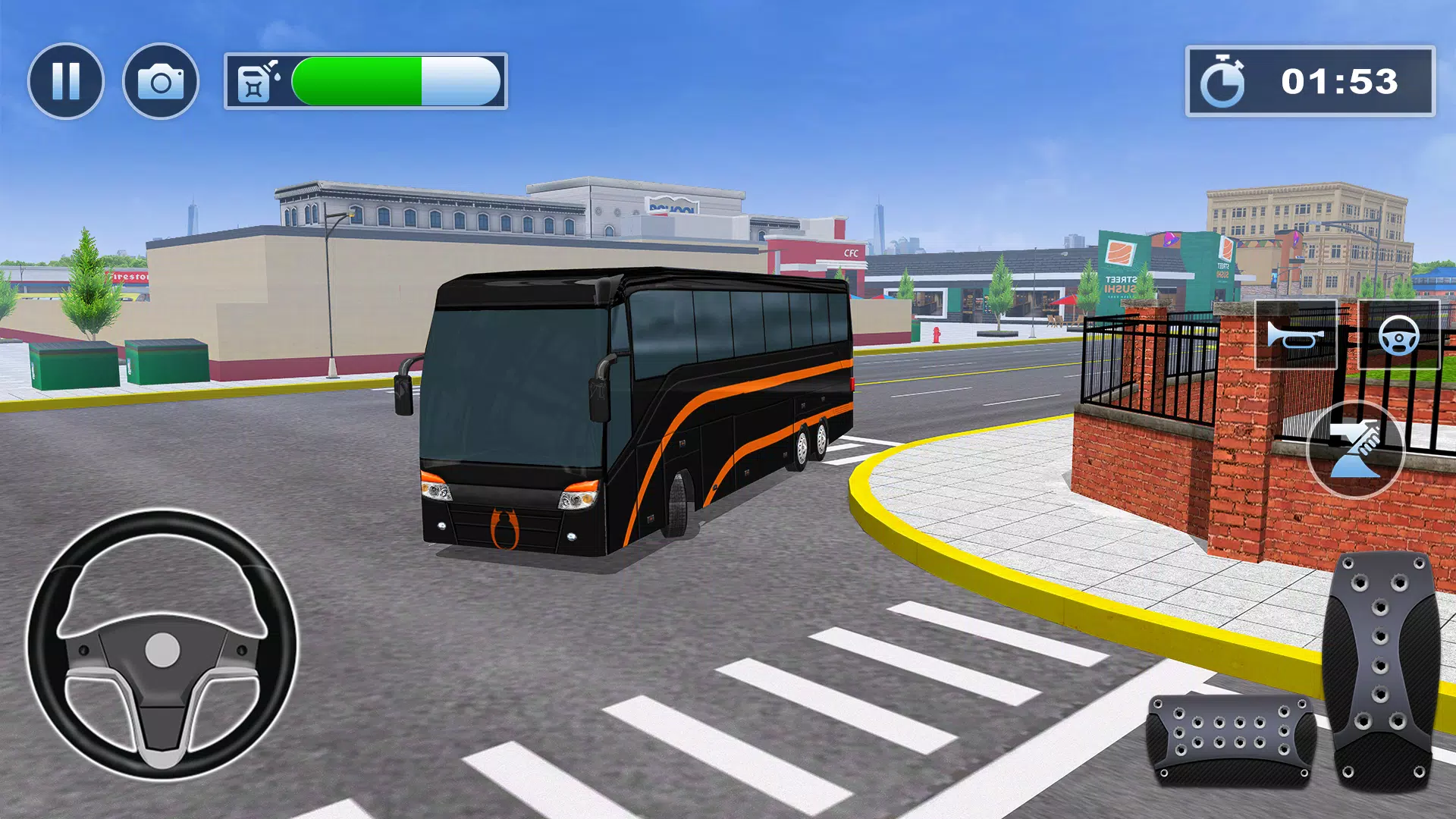 Bus Simulator : 3D Bus Games Tangkapan skrin 3