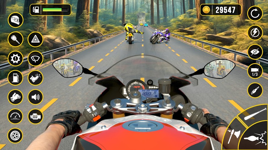 Moto Attack - Bike Racing Game स्क्रीनशॉट 3