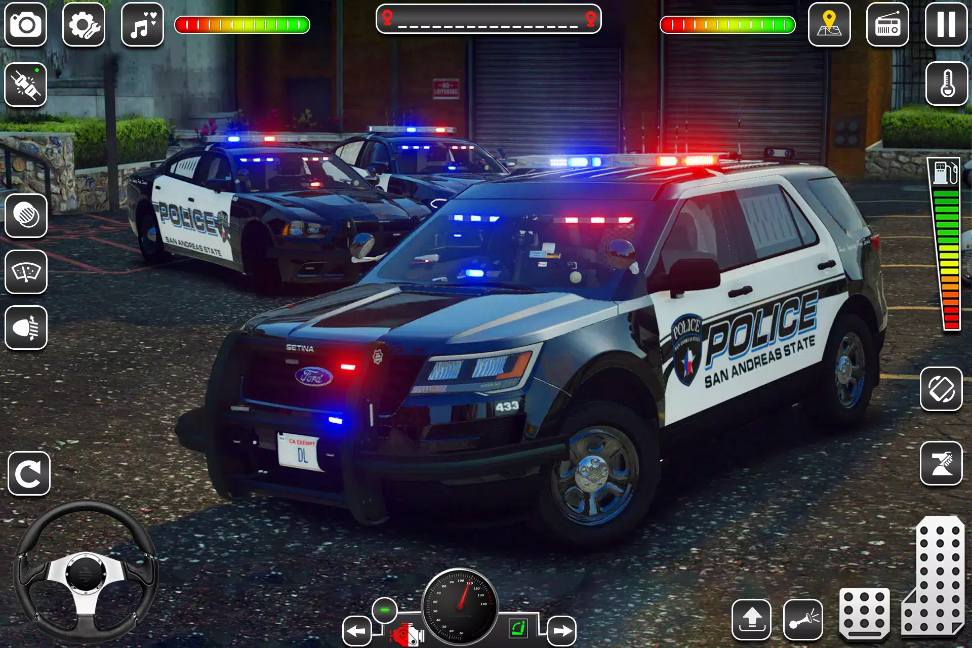 US Police Car Chase Game 3D স্ক্রিনশট 1