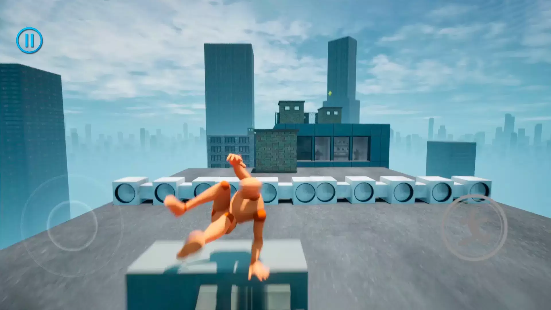 Schermata Rooftops Parkour Pro 1